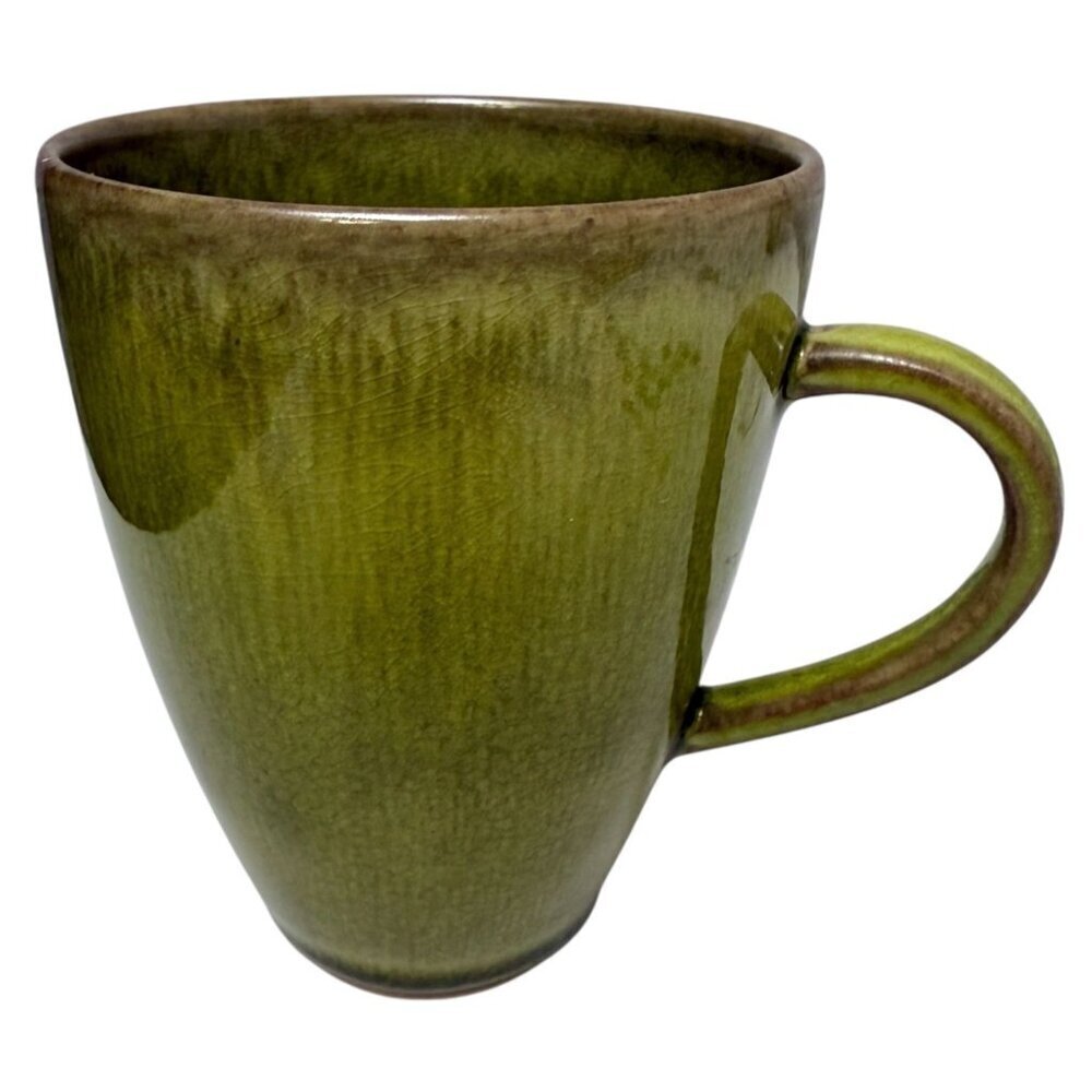 Jars France Mug Avocado Green Tourron Tilleul French Country Coffee Cup Ref# C
